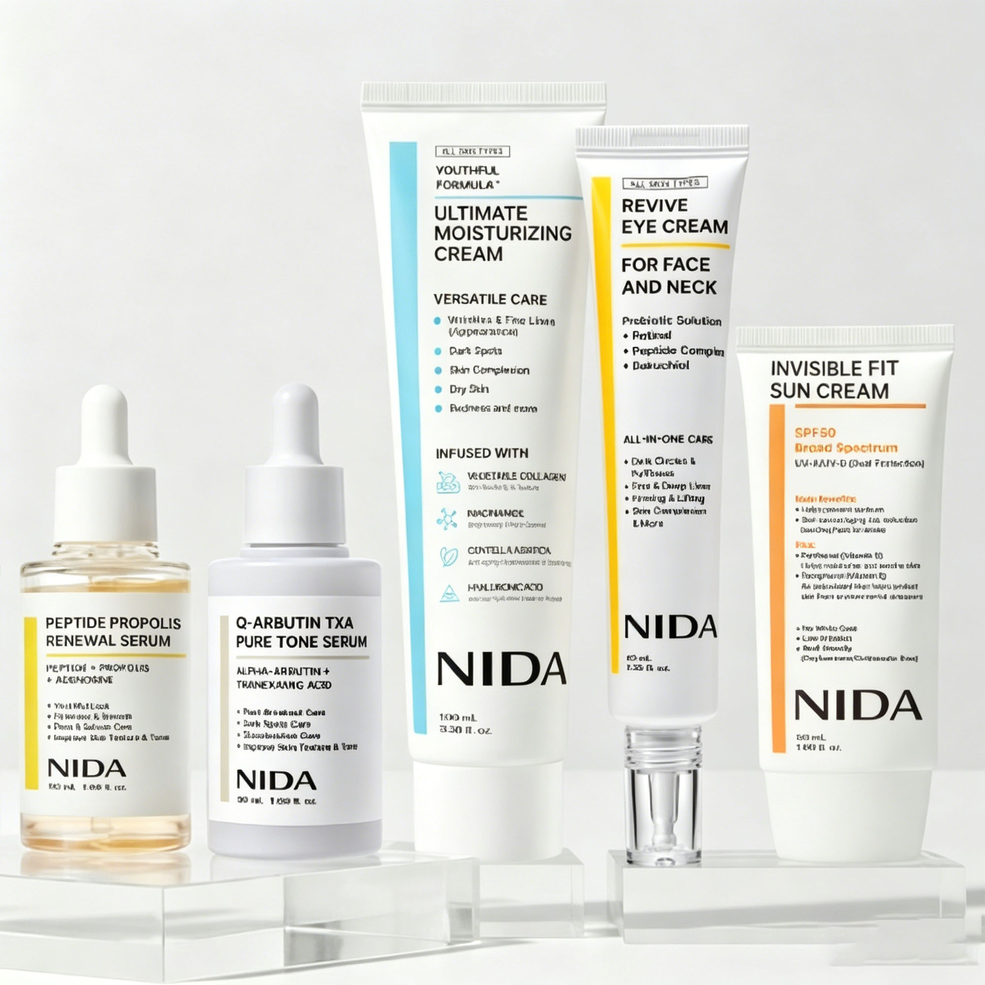 Skincare Retinol - เกาหลี นิดา เซนเทลล่า เอเชียติก้า มอยส์เจอร์ไรซิ่ง เฟซ