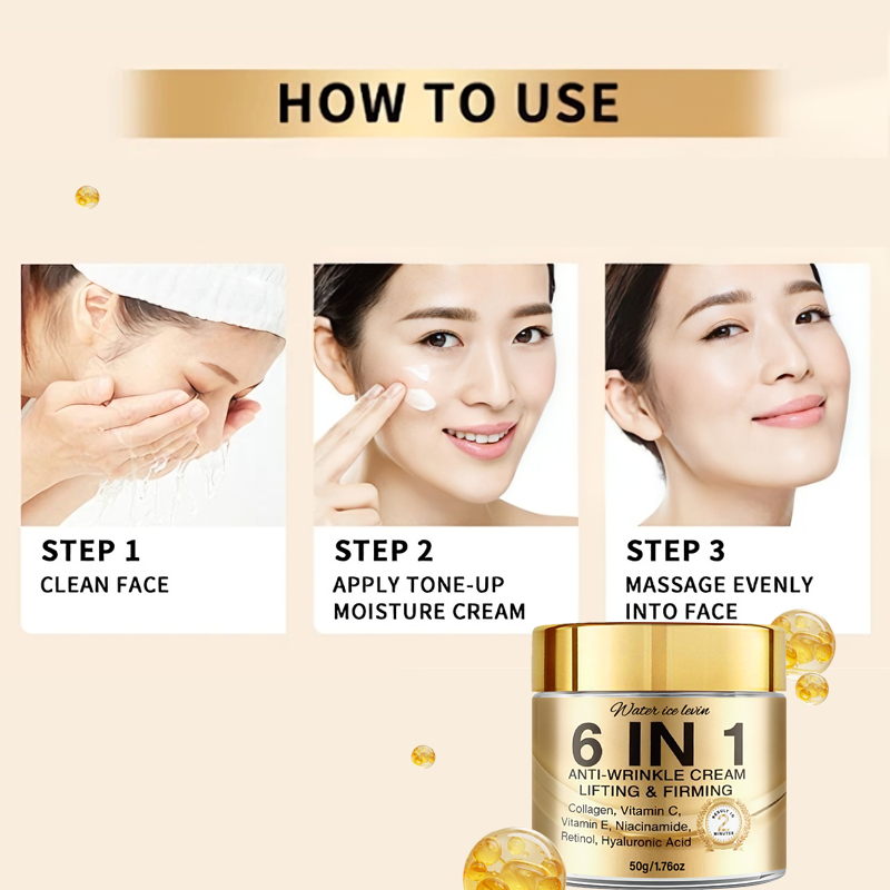 ครีมลดริ้วรอย 6-in-1 ยกกระชับ  - Skincare Retinol บทวิจารณ์และราคา