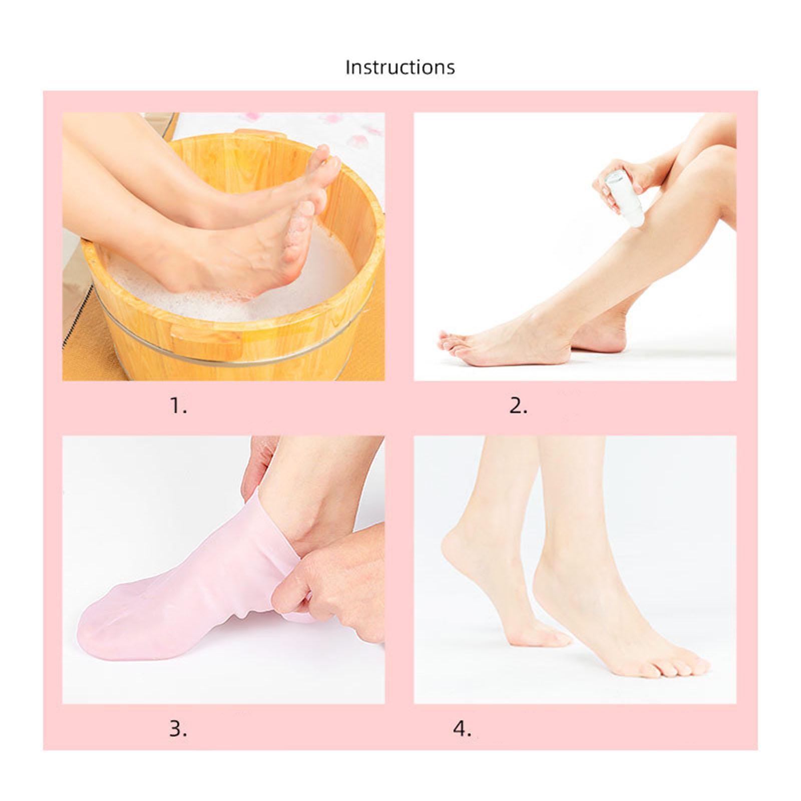 ถุงเท้าซิลิโคนเจลนุ่ม ถุงเท้าป - Xl Skincare บทวิจารณ์และราคา