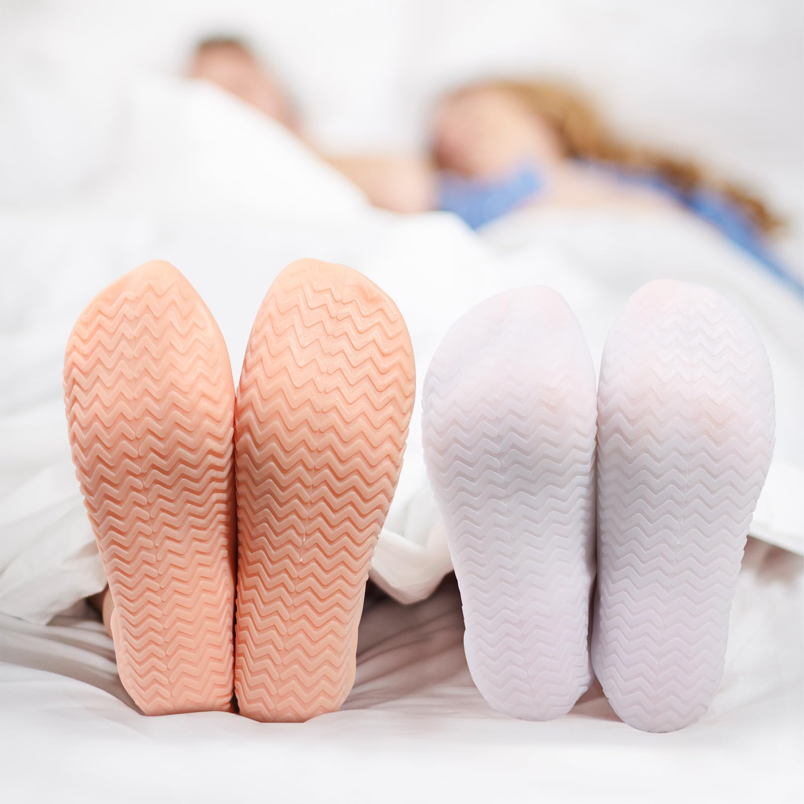 ถุงเท้าซิลิโคนบำรุงผิว 2 คู่ ข - Xl Skincare บทวิจารณ์และราคา